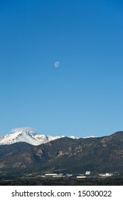 Moon Over Air Force Academy