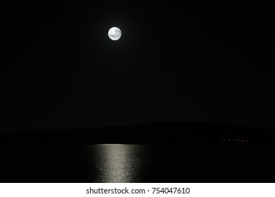 Moon Over Deep Creek Lake, Maryland