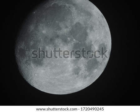 Moon picture; close-up, , Nightsky