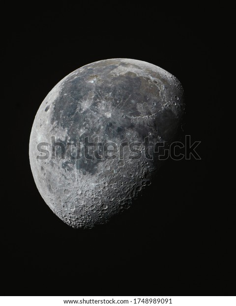 The moon is a satellite of the\
Earth. Craters on the moon. Moon Terminator. Lunar\
eclipse.