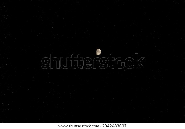 The moon and stars in the\
Galaxy