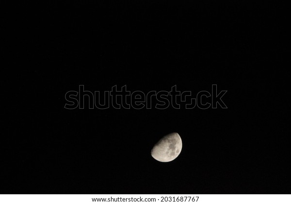 moon and stars at\
night