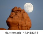 the moon and the statue
