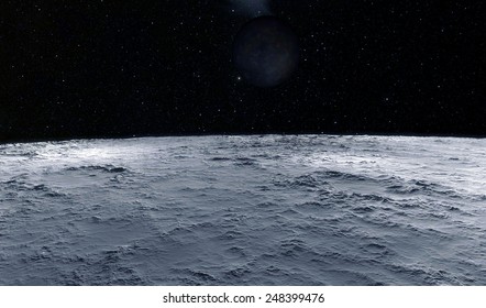 Moon surface - Shutterstock ID 248399476