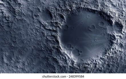 Moon surface - Shutterstock ID 248399584