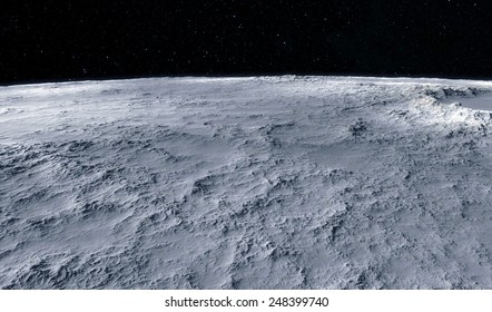 Moon surface - Shutterstock ID 248399740