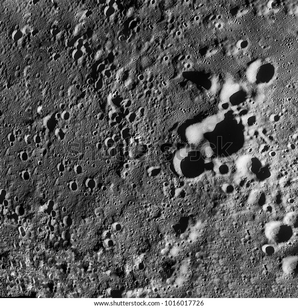 Moon Surface. Image of the Moon showing landing\
site of Apollo 11 around center of the Moon. Elements of this image\
furnished by NASA\

