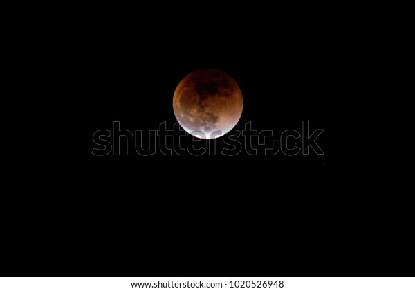 moon, total lunar\
Eclipse, Russia 31 Jan\
2017