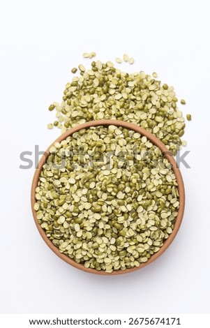 Moong Dal Chilka, also known as split green gram with skin