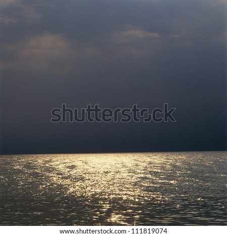 Similar – Image, Stock Photo Winter island romance