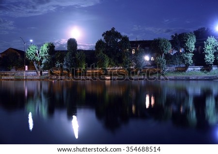 Similar – Image, Stock Photo moonlight sonata