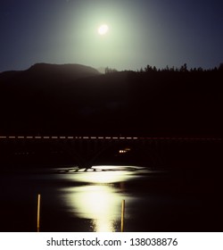moonlit bridge