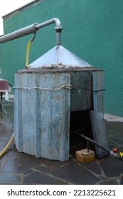 Moonshine Still Assembled At Home