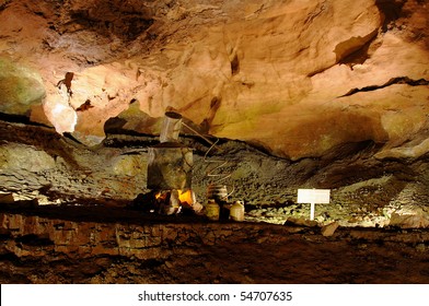 Moonshine Still Hidden In A Cave