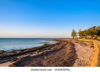 Moonta Bay Caravan Park At Sunset, South Australia