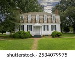 Moore House at Yorktown Battlefield. Part of Colonial National Historical Park in Virginia. Site of negotiations for British General Charles Cornwallis surrender during American Revolutionary War.