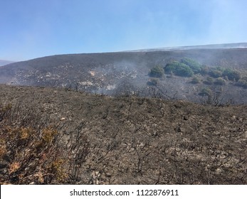 Moorland Fire Spreads Across Saddleworth Moor, Manchester, UK June 2018