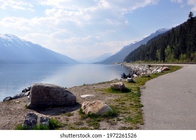 Moose Lake In Mount Robson Provincial Park