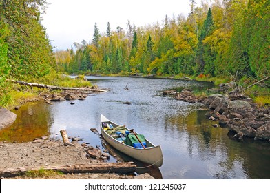 Mora Lake Portage In The Boundary Waters