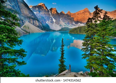 Moraine Lake, Rocky Mountains, Alberta, Canada