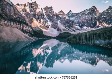 Moraine Lake Sunset