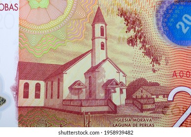 Moravian Church In Laguna De Perlas From Nicaragua Money