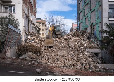 More secure and modern buildings are being built instead of buildings that are found to be earthquake resistant. istanbul, turkey. - Shutterstock ID 2257970733