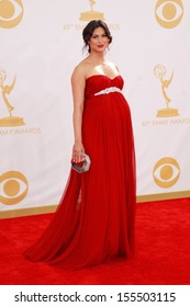 Morena Baccarin At The 65th Primetime Emmy Awards At The Nokia Theatre, LA Live. September 22, 2013  Los Angeles, CA