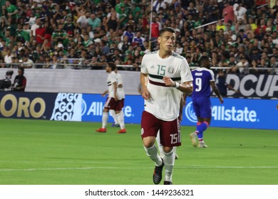 Héctor Moreno Defender For Mexico At State Farm Stadium In Glendale,AZ/USA July,2,2019.