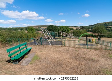 Moretonhampstead Devon Park Play Area And Countryside Dartmoor England UK