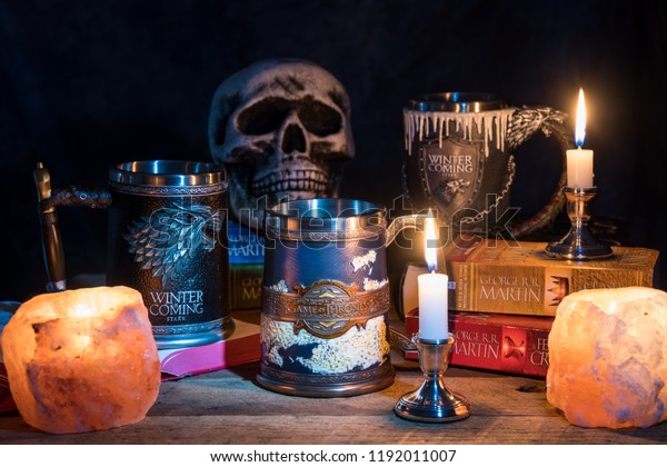 Stock photo of game of thrones tankards