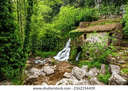 Morigerati, Salerno district, Campania, Italy, Europe, Mill in the Bussento river gorge, WWF Oasis