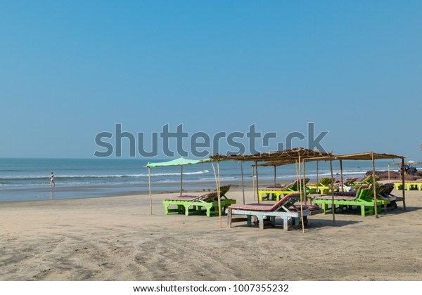 Morjim Beach North Goa Relaxing Beach Stock Photo Edit Now