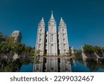 The Mormon Cathedral in Salt Lake City