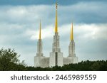 Mormon Church of Jesus Christ of Latter-day Saints view from highway 495