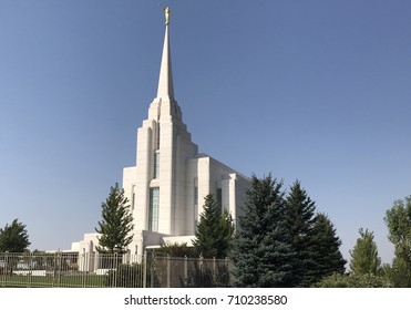 Mormon Temple In Rexburg Idaho