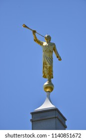 Mormons Religious Symbol Angel Moroni On Stock Photo 1140851672 ...