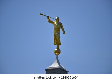 Mormons Religious Symbol Angel Moroni On Stock Photo (Edit Now) 1140851684