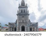 Morne Rouge church in the north of the island of Martinique, French West Indies.