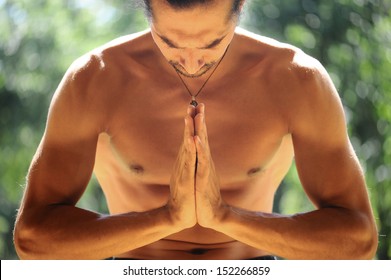 Morning Exercises In Yoga Clubs, Adult Male.