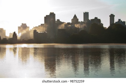 Morning Fog In The City. Or, Urban Pollution.