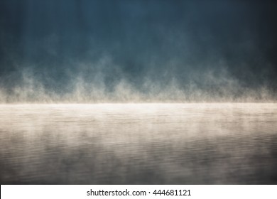 Morning fog on the lake, sunrise shot - Powered by Shutterstock