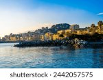 Morning Light Bathing Pegli Waterfront, Genoa, Italy