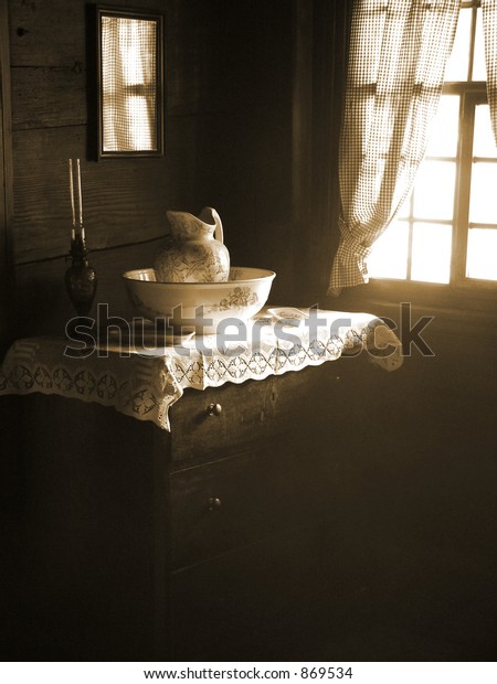 Morning Light Illuminates Vintage Scene Old Stock Photo Edit Now