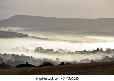 Morning Mist In Lewes, East Sussex