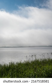 Morning Mist And Sunshine Over Randers Fjord