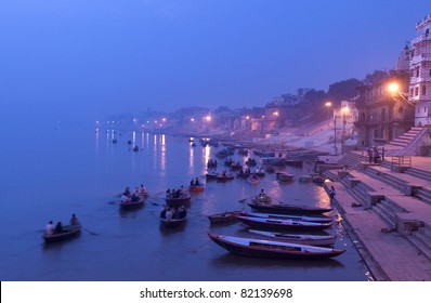 Morning On The Ganges, Varanasi, India