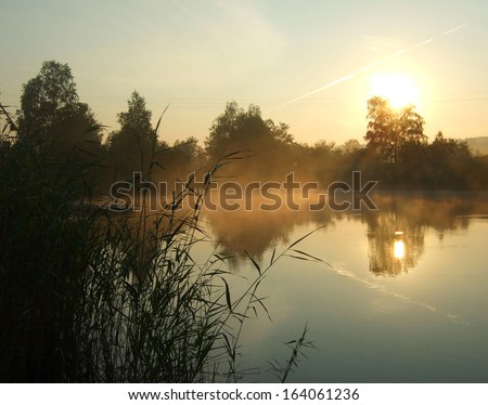 morning on a lake