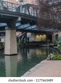 Morning On San Antonio River Walk Before The Swarms Of Tourists Come Out For The Day