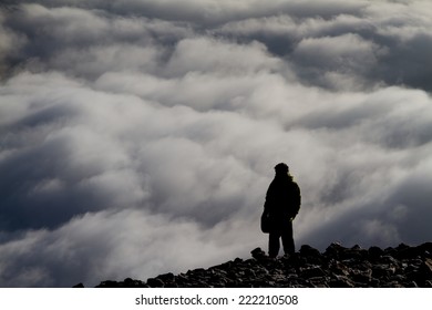 Morning over clouds - Shutterstock ID 222210508